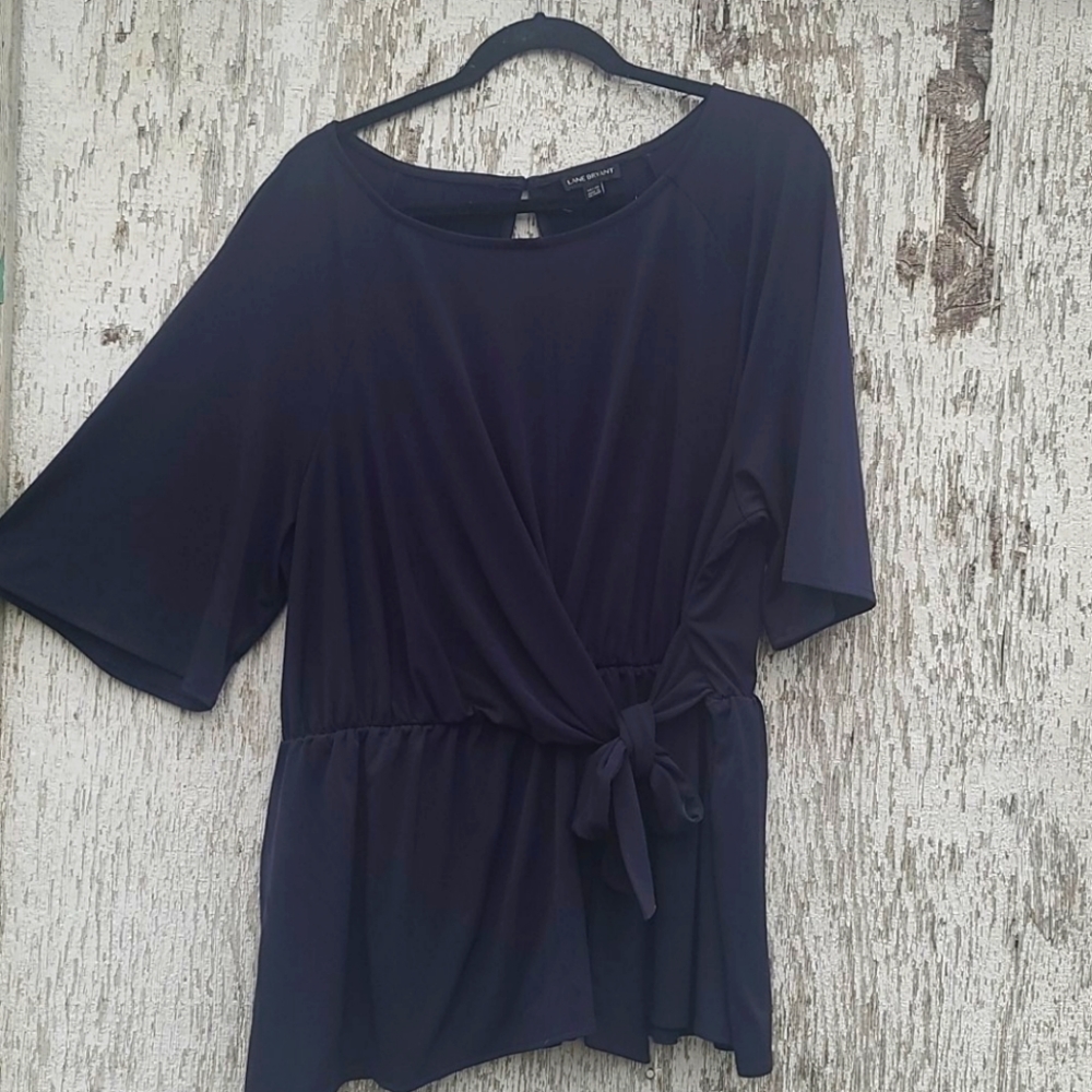 Lane Bryant 18/20 Navy Blouse